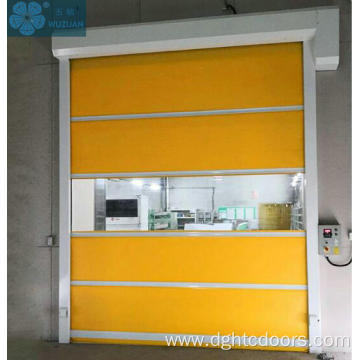 Fireproof fast rolling shutter door customization